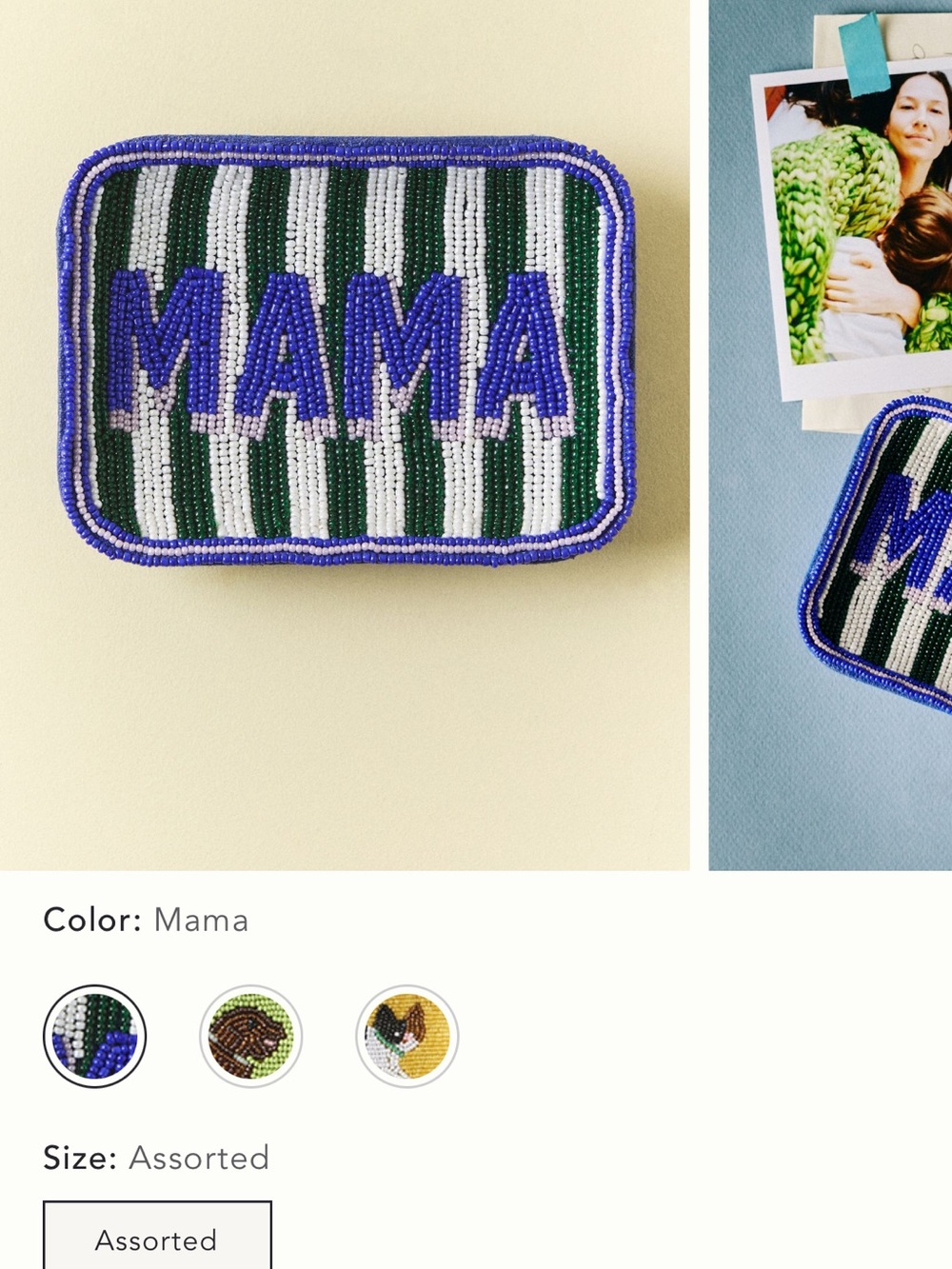 Anthropologie Fiona Beaded Trinket Dish - MAMA